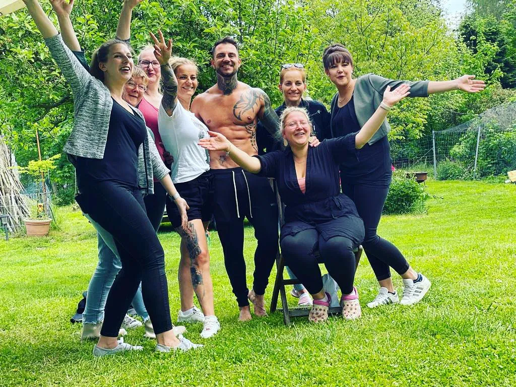 Gartenparty mit Calvin